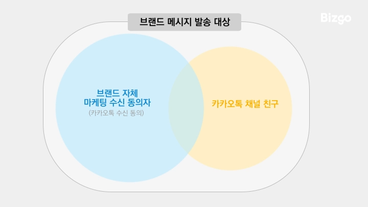 브랜드 메시지 발송 대상 범위